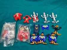 Super Looney Tunes Figures Costumes 1991 McDonald's Happy Meal Lot Group Vintage