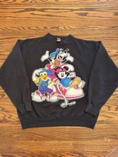 Vintage 90s Mickey Unlimited Jerry Leigh Classics Blue Sweatshirt Disney XL USA