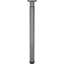 Pied de table télescopique - Zoom - diamètre 50 mm - gris Interges