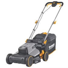 Titan TTI836LWM 18V 1 x 5.0Ah Li-Ion TXP Brushless Cordless 34cm Lawn Mower