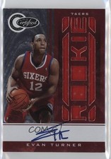 2010-11 Totally Certified Rookie Red Signatures 94/99 Evan Turner #163 Auto 1c6t