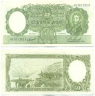 ARGENTINA NOTE 50 PESOS (1968) IANNELLA-REAL SUFFIX D B# 2028 P 276 XF