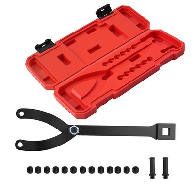 Adjustable Variable Pin Spanner Wrench Tool 1/2'' Drive 3.2-12.7cm Steel Set