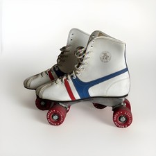 Vintage 1970s Official Roller Derby Fireball Roller Skates Size 6 mens