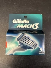 2X Gillette Mach 3 Razor Refill Blade/Cartridges Sealed - NEW