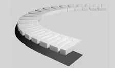 Woodland Scenics ST1406 1/2" SubTerrain Foam Risers (Pack of 4)