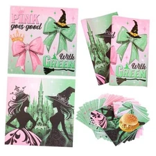 PCS Halloween Wax Paper Sheets 12x12 Inch - Witch Party Food Wrapping Paper 100