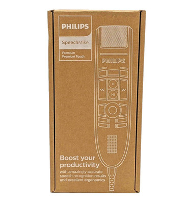 Philips SMP3700/00 SpeechMike Premium USB Dictation Wired Microphone