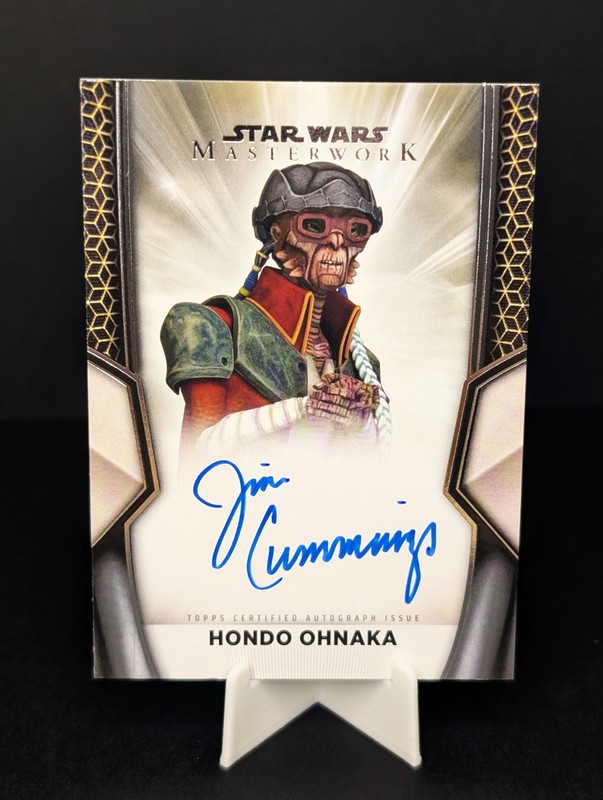 2025 Topps Star Wars Masterwork HONDO OHNAKA Auto Jim Cummings (#A-HO)