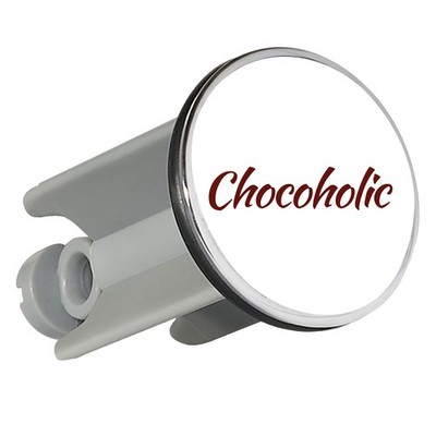 Waschbeckenstöpsel Chocoholic Schriftzug Geschenkidee Chocoholic Geschenk Präsen