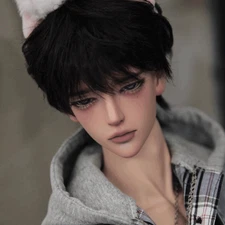 Handmade 1/3 BJD Doll SD Resin Bare Body Handsome Boy Uncle Eyes Face Makeup Toy