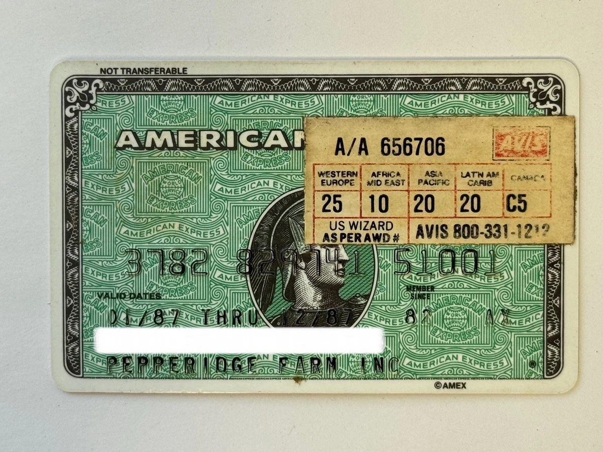 1987 Year Issued Collectible Credit Cards Cards for sale | eBay