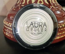 LAURA GELLER Baked Gelato Swirl Illuminator DIAMOND DUST Full Sz .35 oz/10g+GIFT
