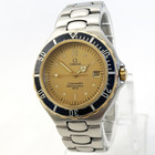 OMEGA Seamaster Pre Bond Watch 396.1042 Professional Diver 200m black gold mens