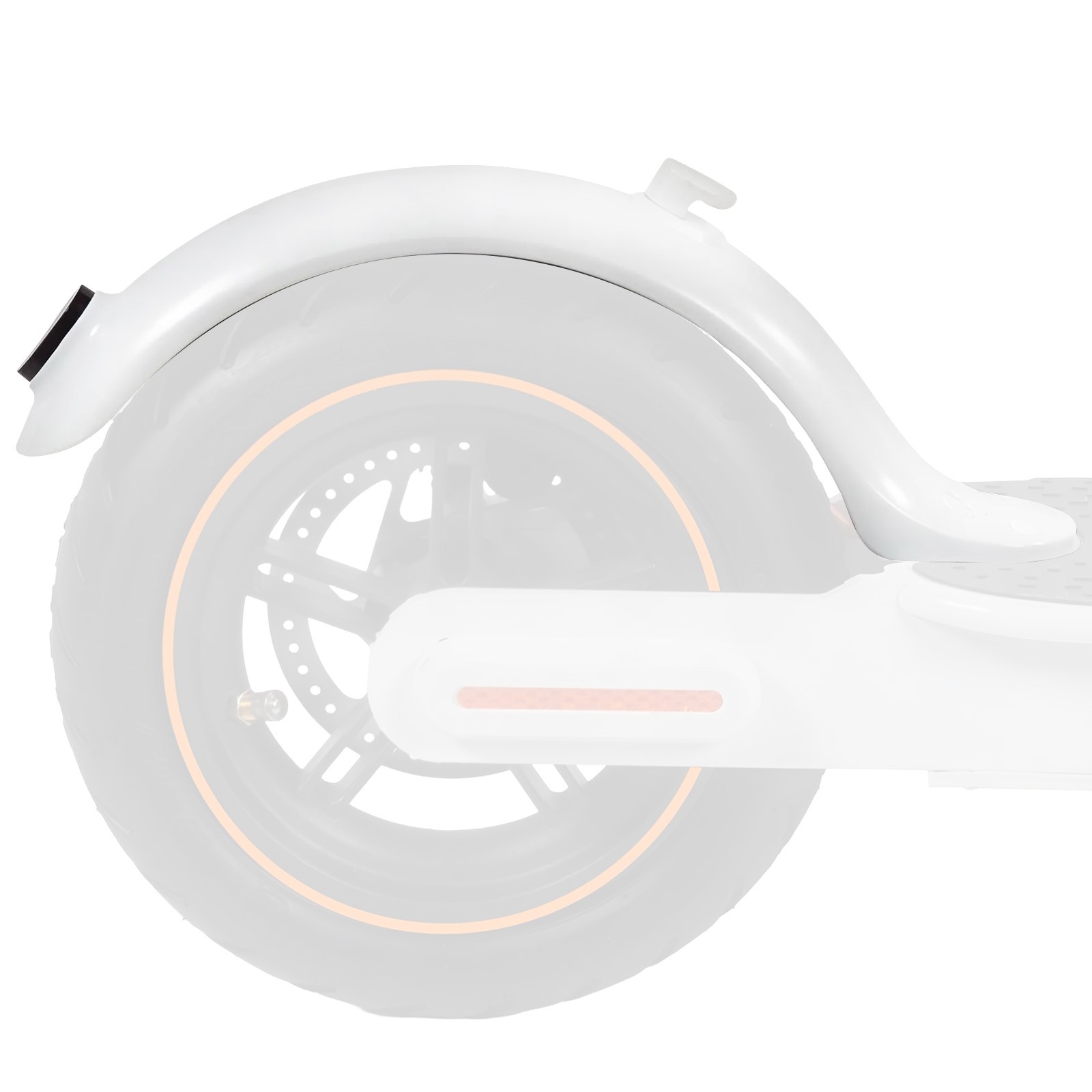 Garde-Boue Arrière Trottinette Électrique - Accessoire Support 4 Trous ABS Haute Qualité Garde-Boue Arrière Trottinette Électrique - Accessoire Support 4 Trous ABS Haute Qualité