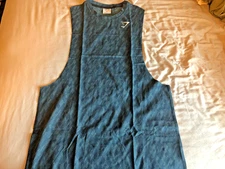 Gymshark Drop Arm Tank Top Size MEDIUM Blue Geometric NEW IN BAG & DISCONTINUED