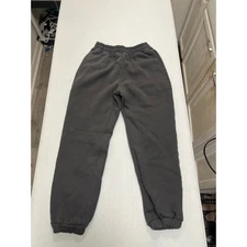 COMFRT GOOD DAYS AHEAD Jogger Sweatpants Charcoal Grey Elastic Waist Size M