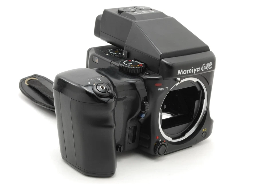 [EXC+5] Mamiya 645 Pro TL AE Finder Cuerpo de cámara fotográfica 220 Película trasera de JAPÓN Foto 4 de 4