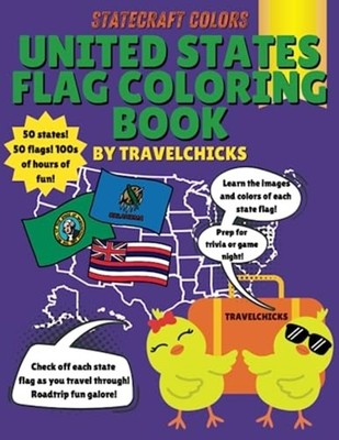 Statecraft Colors United States Flag Coloring Book -  NEW TRAVELCHICKS 2023-06-2
