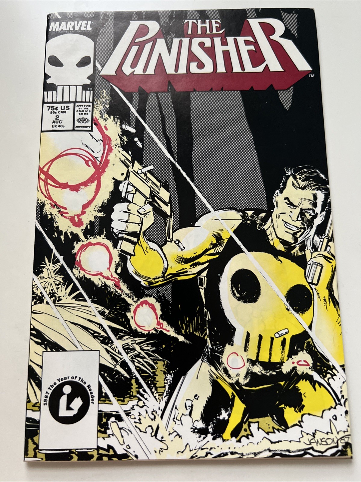 PUNISHER #2 Copper Age MARVEL COMICS 1987-free shipping