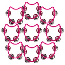 12 Pcs Musical Instrument Children's Tambourine Handbells for Kids
