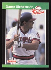1989 Donruss The Rookies #29 Dante Bichette RC Rookie Card California Angels