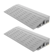 2pcs Rubber Threshold Ramp Threshold Ramp Pad Rise Doorway Plastic Threshold ...