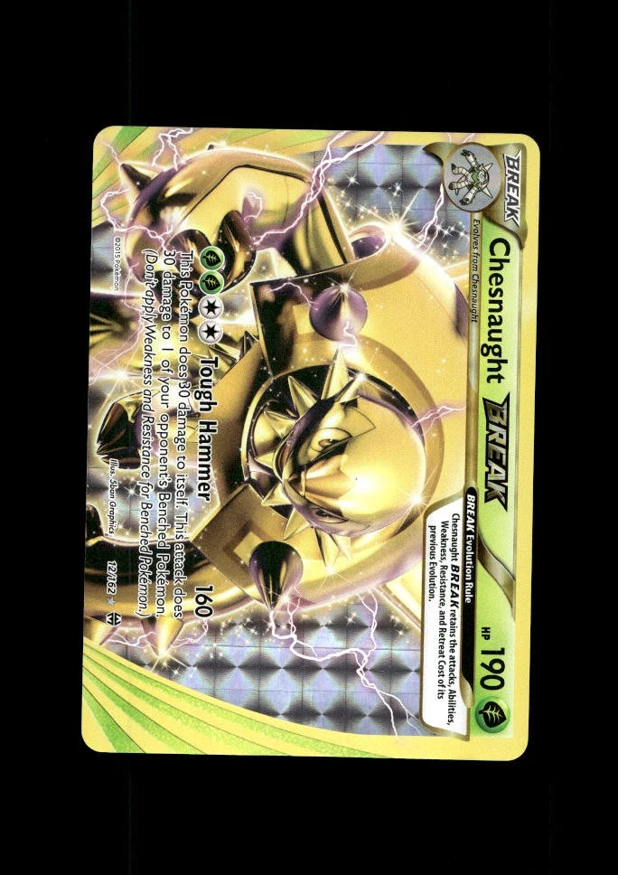 chesnaught break pokemon card BREAKthrough 12 Chesnaught BREAK PSA 6 main image 0