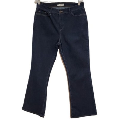 Levi's 512 Bootcut Perfectly Slimming Denim Jeans Indigo Rustic Plus Size 14S