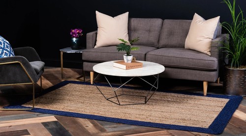 Runner jute Rug Rectangle Braided Handmade Carpet Home Decor Modern Look Rugs - Picture 3 of 12