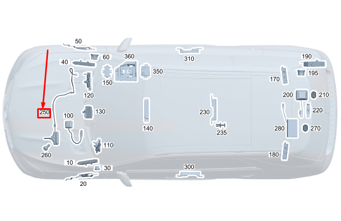 Neu MERCEDES-BENZ EQC Mauterfassungsantenne A2939052600 Original
