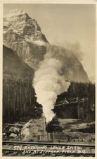 PC CPA CANADA, FIELD, LOWER SPIRAL, MT STEPHEN, REAL PHOTO POSTCARD (b6324)