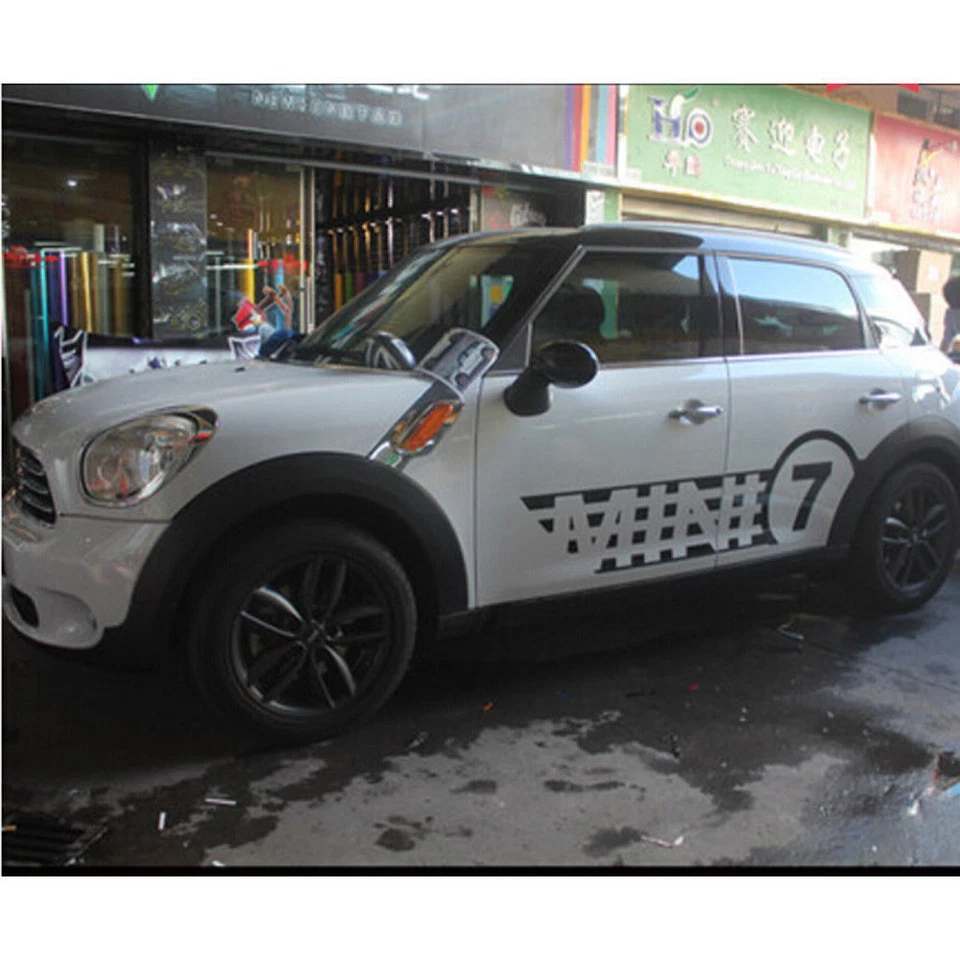 For Mini Cooper R60 7 MINI Rocker Panels Stripes Body Decor Decals Graphics - Изображение 3 из 4