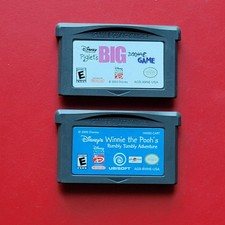 Piglet's Movie & Winnie Pooh's Rumbly Tumbly Adventure Game Boy Advance Lot 2