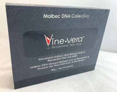VINE-VERA RESVERATROL SKIN CARE DNA BIOLOGY MASK & EYE MASK 90 G 14 PIECES