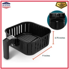 Replacement 5.8 QT Original Basket For CP358-AF, CS358 Air Fryer Accessories