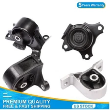 4pcs Engine Motor & Transmission Mount for 2001-2005 Honda Civic l4 1.7L Manual