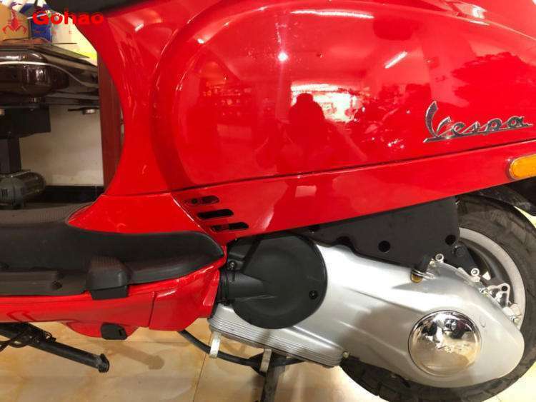 Vespa PX Side Panel Badge And Legshield Badge Script Gel Stick On In - Foto 2
