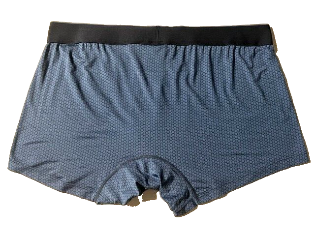 UNIQLO AIRism Mens Blue Seamless Printed Boxer Brief sz XXL
