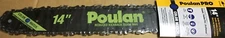POULAN OEM 14" PREMIUM BAR & CHAIN COMBO 3/8 LP .050 52 HUSQVARNA CRAFTSMAN ECHO