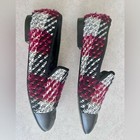 Chanel CC Logo Leather Cap Toe Multicolor Tweed Flat Loafers EU 38 US 7-7.5 — photo 2