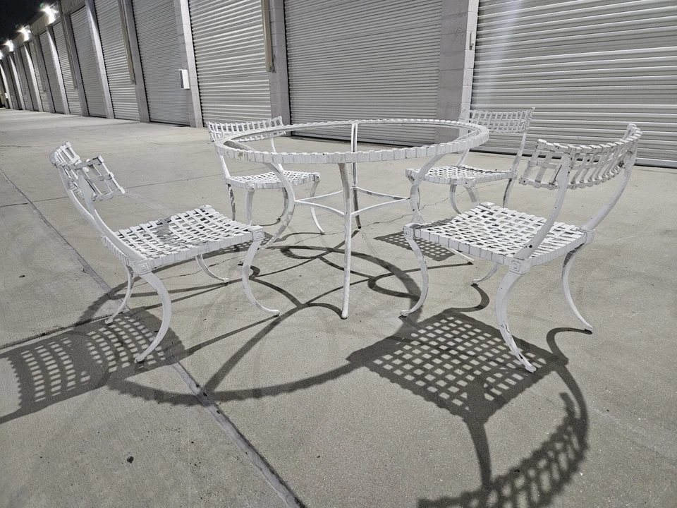 Conjunto de jantar vintage de alumínio fundido "Klismos" por Thinline KLISMOS  - Imagem 3 de 4