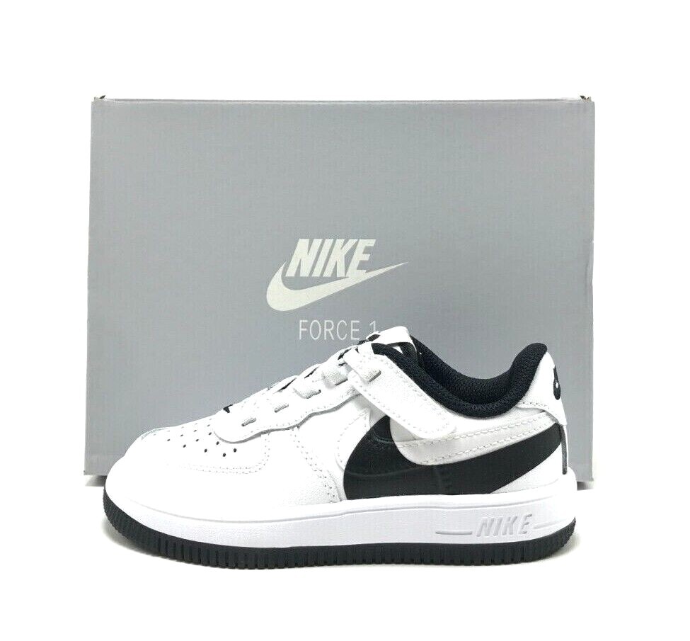NEW* Pre-School Kids Nike Air Force 1 LV8 Easy On (PS) White/Black