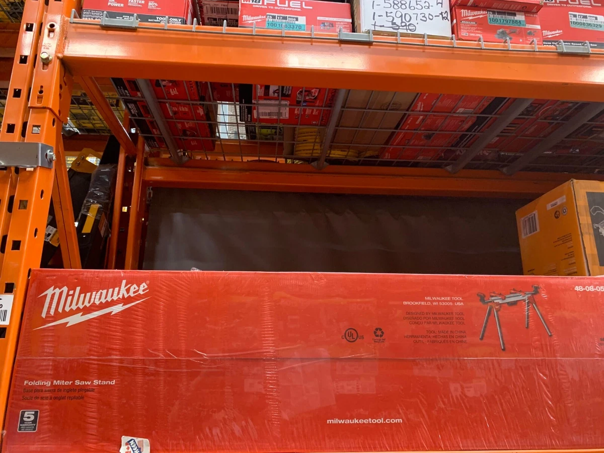 Milwaukee folding 2024 mitre saw stand