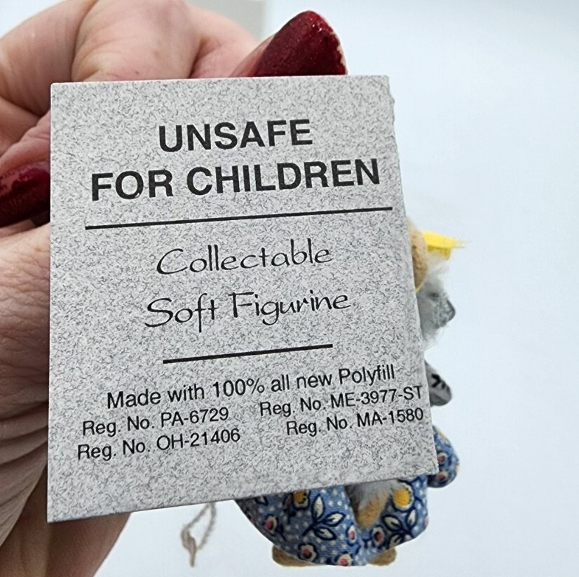 Mini Mices Mohair Fifi Mouse Deb Canham Artist Designs Miniature Doll Figure