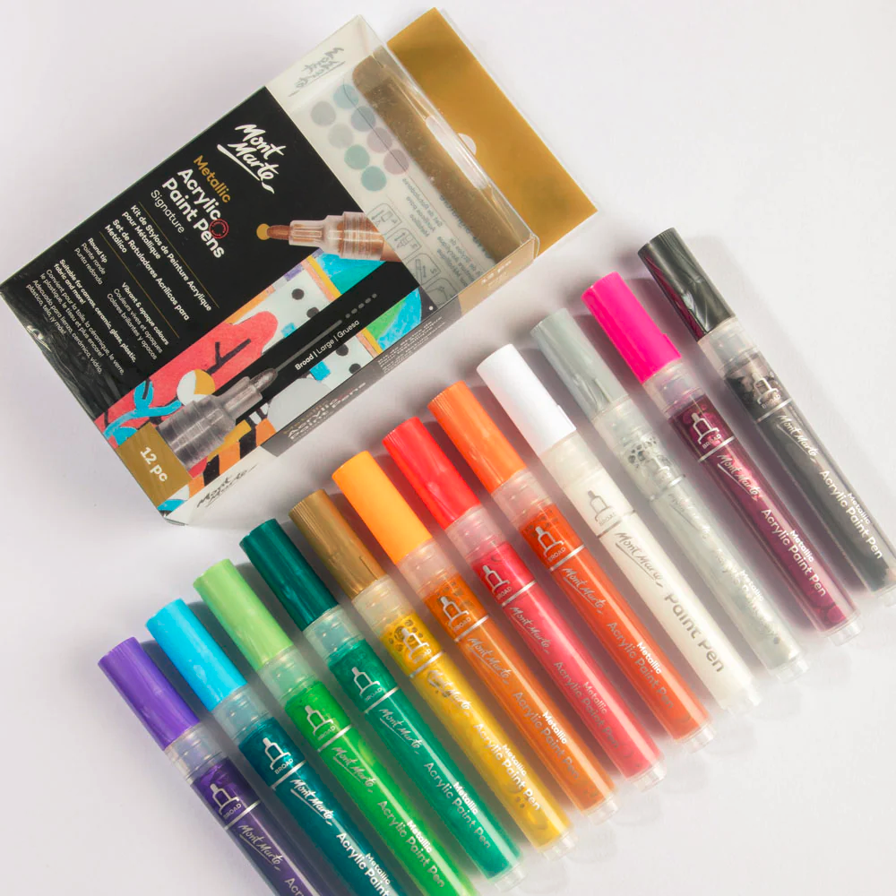 Mont Marte Acrylic Pens The Range Mont Marte Acrylic Paint Pens