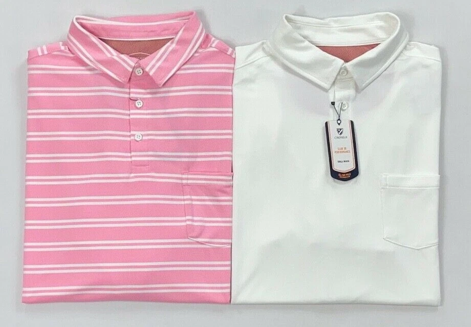 Men's Big & Tall Cremieux Club 38 Performance All Day Polo Shirt