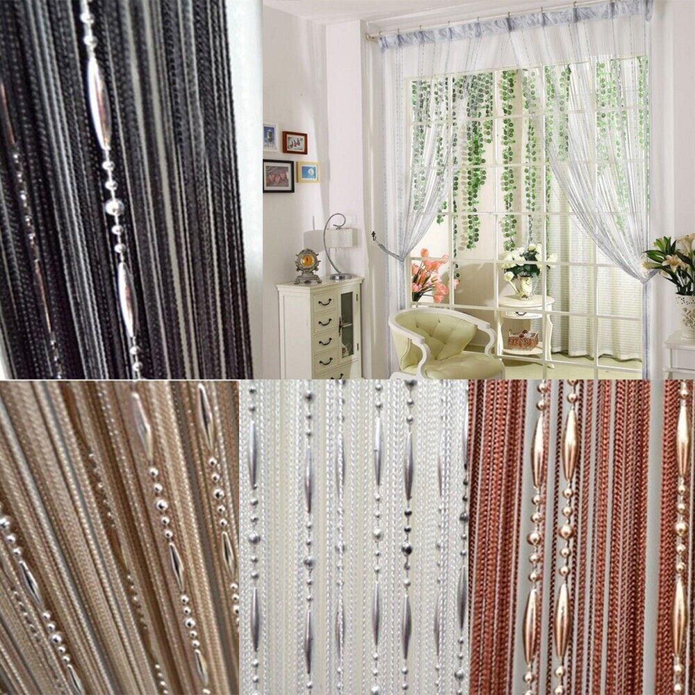 Dew Drop Chain Bead Curtain String Door Room Divider Fly Bug