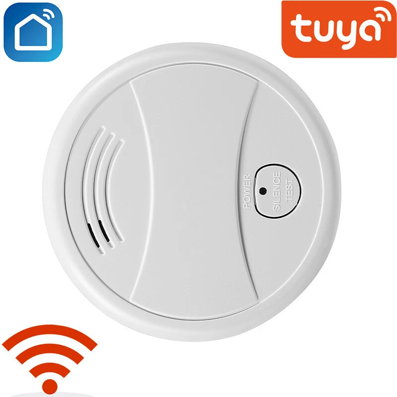 Tuya Smoke Detector Smokehouse Combination Fire Alarm Home Security System  Firefighters WIFI Smoke Alarm Fire Protection