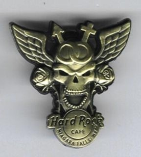 Hard Rock Niagara Falls NY Wing Skull series 2007 pin